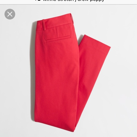 J. Crew Winnie in stretch twill- California Poppy - Picture 6 of 6